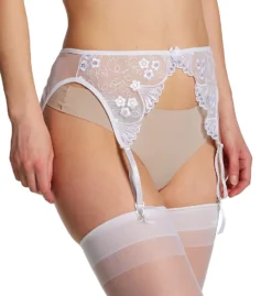 Shirley Of Hollywood Embroidered Garter Belt 677 -Freya Fashion Shop shirley of hollywood shir01 677 cs2