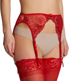 Shirley Of Hollywood Embroidered Garter Belt 677 -Freya Fashion Shop shirley of hollywood shir01 677 cs3
