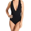 Skinny Dippers Jelly Beans Cinch Ruffle One Piece Swimsuit 6529170 -Freya Fashion Shop skinny dippers skdp01 6529170 gs