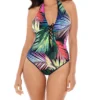 Skinny Dippers Bright Lights Sirene Halter One Piece Swimsuit 6533338 -Freya Fashion Shop skinny dippers skdp01 6533338 gs