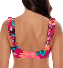 Skinny Dippers Hot House Daisy Mae Ruffle Sleeve Swim Top 6533346 -Freya Fashion Shop skinny dippers skdp01 6533346 bs