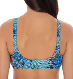 Skinny Dippers Mille Fiore St Tropez Tie Front Bralette Swim Top 6533357 -Freya Fashion Shop skinny dippers skdp01 6533357 bs