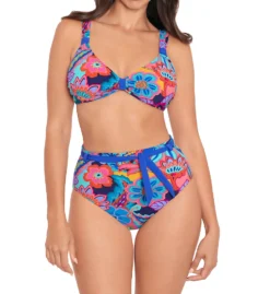 Skinny Dippers Tapestry Cherry Dip Belted Sash Swim Bottom 6540341 -Freya Fashion Shop skinny dippers skdp01 6540341 cs1