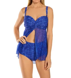 Smart And Sexy Full Busted Ruffle Twist Bandeau Tankini Swim Top SA623 -Freya Fashion Shop smart and sexy ssxy01 sa623 cs2