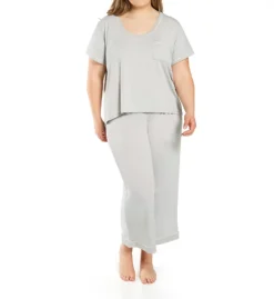 Softies By Paddi Murphy Cali Short Sleeve Capri PJ Set 9956-2 -Freya Fashion Shop softies by paddi murphy sof001 9956 2 cs6