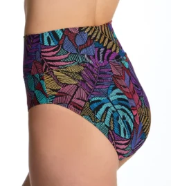 Sunsets Panama Palms Hannah High Waist Swim Bottom 33BPPM -Freya Fashion Shop sunsets suns01 33bppm bs