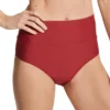 Sunsets Tuscan Red Hannah High Waist Swim Bottom 33BTR -Freya Fashion Shop sunsets suns01 33btr gs