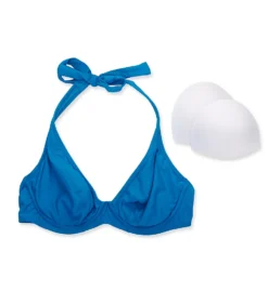 Sunsets Electric Blue Muse Halter Swim Top 51EB -Freya Fashion Shop sunsets suns01 51eb cs6