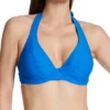 Sunsets Electric Blue Muse Halter Swim Top 51EB -Freya Fashion Shop sunsets suns01 51eb gs