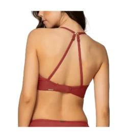 Sunsets Tuscan Red Crossroads Underwire Swim Top 52TR -Freya Fashion Shop sunsets suns01 52tr cs4