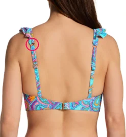 Sunsets Paisley Pop Willa Wireless Swim Top 546POP -Freya Fashion Shop sunsets suns01 546pop bs