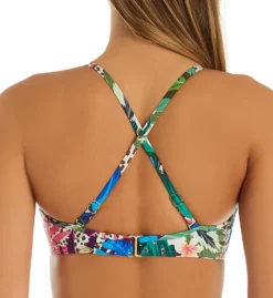 Sunsets Island Safari Iconic Twist Bandeau Swim Top 55IS -Freya Fashion Shop sunsets suns01 55is cs1