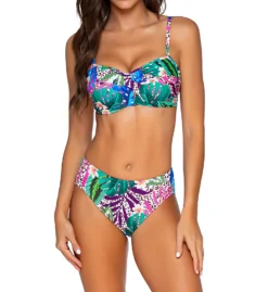 Sunsets Island Safari Iconic Twist Bandeau Swim Top 55IS -Freya Fashion Shop sunsets suns01 55is cs2