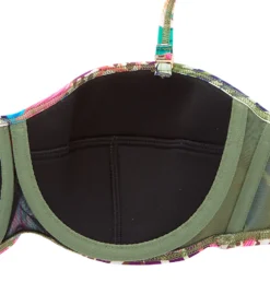 Sunsets Island Safari Iconic Twist Bandeau Swim Top 55IS -Freya Fashion Shop sunsets suns01 55is cs3