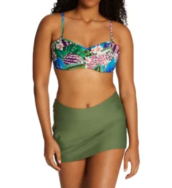 Sunsets Island Safari Iconic Twist Bandeau Swim Top 55IS -Freya Fashion Shop sunsets suns01 55is cs4