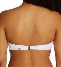 Sunsets White Iconic Twist Bandeau Swim Top 55W -Freya Fashion Shop sunsets suns01 55w bs