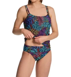 Sunsets Panama Palms Taylor Tankini Swim Top 75PPM -Freya Fashion Shop sunsets suns01 75ppm cs1