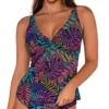 Sunsets Panama Palms Forever Plunge Tankini Swim Top 77PPM -Freya Fashion Shop sunsets suns01 77ppm gs
