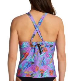 Sunsets Isla Bonita Mia High Neck Tankini Swim Top 87TIB -Freya Fashion Shop sunsets suns01 87tib bs