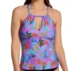 Sunsets Isla Bonita Mia High Neck Tankini Swim Top 87TIB -Freya Fashion Shop sunsets suns01 87tib gs