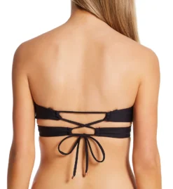 Swim Systems Black Bailey Bandeau Swim Top T522B -Freya Fashion Shop swim systems swim01 t522b bs