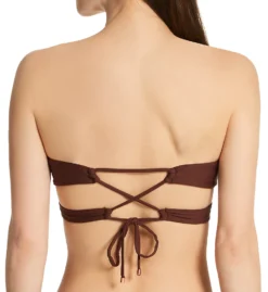 Swim Systems Driftwood Bailey Bandeau Swim Top T522D -Freya Fashion Shop swim systems swim01 t522d bs