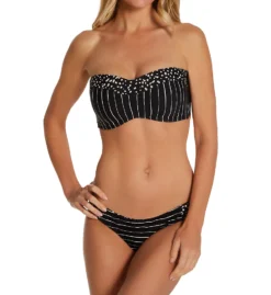 Swim Systems Black Sand Bridget Bandeau Swim Top T525BS -Freya Fashion Shop swim systems swim01 t525bs cs2