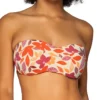 Swim Systems Pressed Petals Bridget Bandeau Swim Top T525PP -Freya Fashion Shop swim systems swim01 t525pp gs