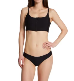 Swim Systems Black Sivan Crop Swim Top T530B -Freya Fashion Shop swim systems swim01 t530b cs3