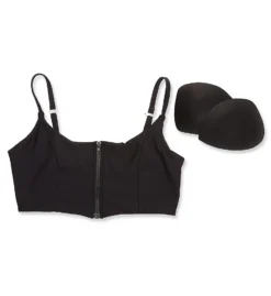 Swim Systems Black Sivan Crop Swim Top T530B -Freya Fashion Shop swim systems swim01 t530b cs6