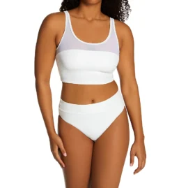 Swim Systems Coconut Capri Cropped Tank Swim Top T560C -Freya Fashion Shop swim systems swim01 t560c cs2