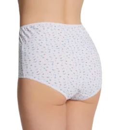Teri Floral Cotton Brief Panty - 6 Pack 15001 -Freya Fashion Shop teri teri01 15001 bs