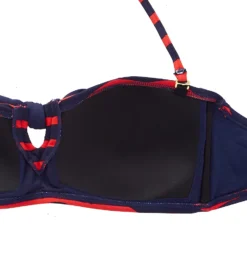 Tommy Bahama Sea Well Tie Front Bandeau Swim Top TSW10603T -Freya Fashion Shop tommy bahama tb01 tsw10603t cs2