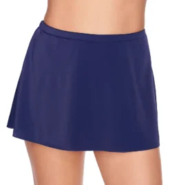 Trimshaper Solids Tummy Control Skirted Brief Swim Bottom 6527001