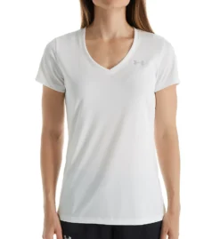 Under Armour UA Tech Solid V-Neck Short Sleeve T-Shirt 1255839 -Freya Fashion Shop under armour ua01 1255839 fs