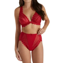 Valmont Embroidered Lace And Satin Hi-Cut Brief Panties 2320 -Freya Fashion Shop valmont val001 2320 cs1