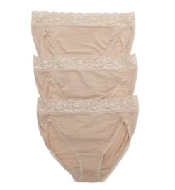 Vanity Fair Flattering Lace Hi Cut Brief Panty - 3 Pack 13383 -Freya Fashion Shop vanity fair vf001 13383 cs2