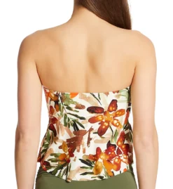 Vince Camuto Seychelles Floral Tie Front Bandini Swim Top V01724 -Freya Fashion Shop vince camuto vc01 v01724 bs
