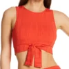 Vince Camuto Ripple Effect Ribbed Tie Crop Bikini Swim Top V69691 -Freya Fashion Shop vince camuto vc01 v69691 gs