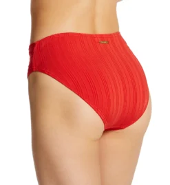 Vince Camuto Ripple Effect Rib High Leg Twist Front Swim Bottom V69733 -Freya Fashion Shop vince camuto vc01 v69733 bs