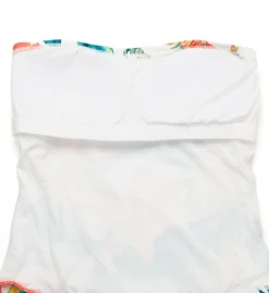 Vince Camuto Wild Oleander Belted Bandeau One Piece Swimsuit V83679 -Freya Fashion Shop vince camuto vc01 v83679 cs5