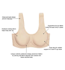 Wacoal Simone Underwire Sports Bra 855170 -Freya Fashion Shop wacoal wac001 855170 cs2