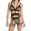 Wolf & Whistle After Dark Mesh Harness Suspender LESB002